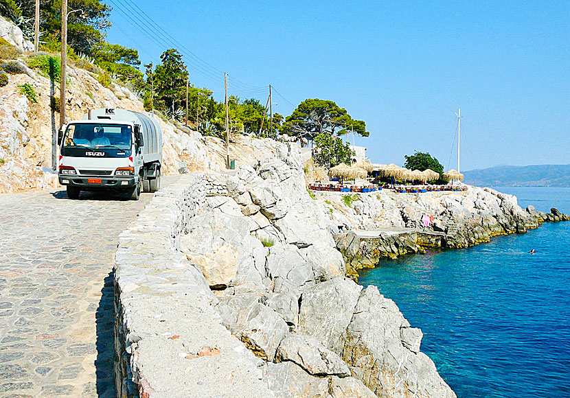 There are two cars on the car-free island of Hydra.