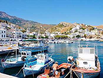 The village of Agios Kirikos and Therma on Ikaria.