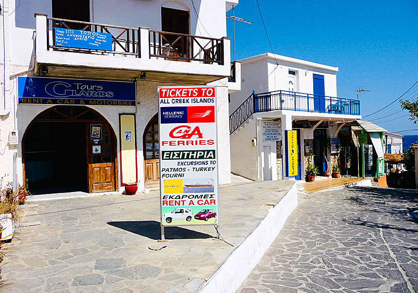 Car and moped rental in Armenistis.