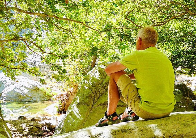 Don't miss hiking between the freshwater lakes of Nas when you hike on Ikaria.