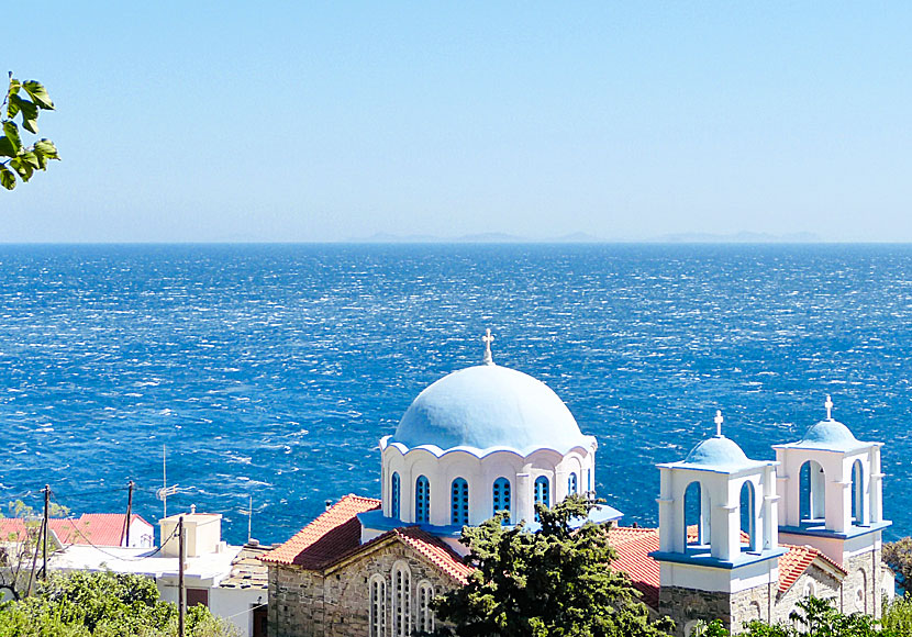 The beautiful church of Chrysostomos in southern Ikaria.