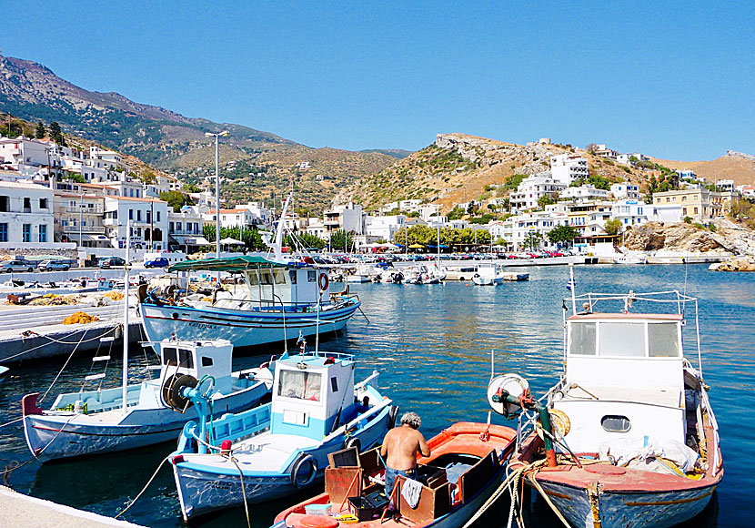 Don't miss the statue of the mythical Icarus in Agios Kirikos when you travel to Ikaria in Greece.