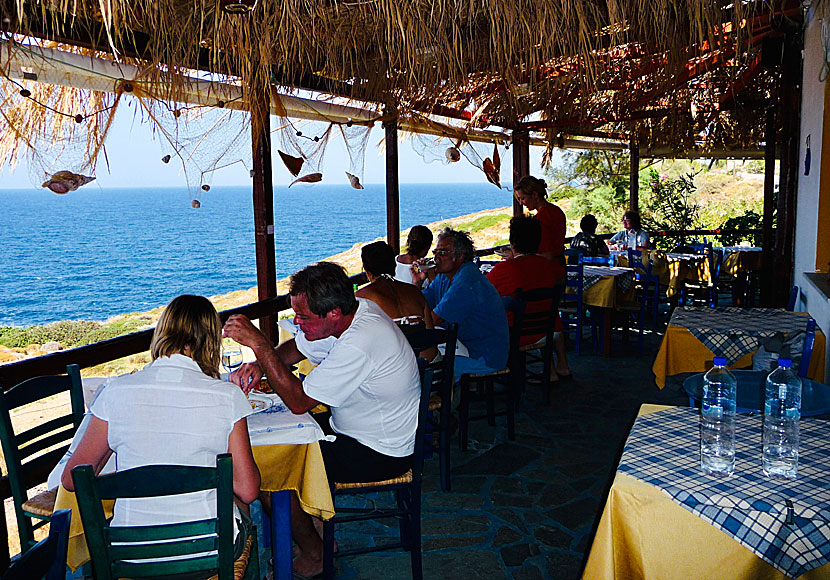 Anna's Fish Taverna in Nas on Ikaria.