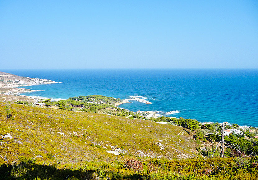 Armenistis, Livadi, Messakti and Gialiskari on Ikaria.