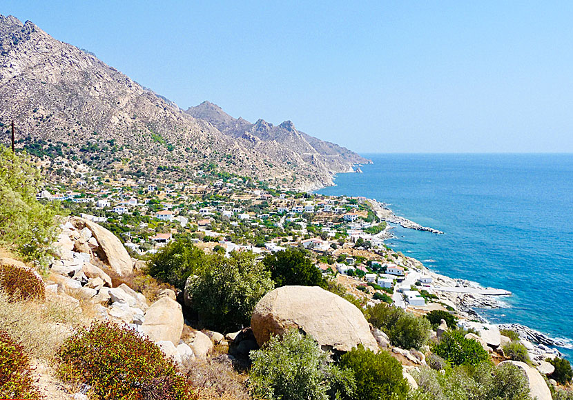 The village of Karkinagri in southwestern Ikaria.