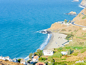 The village of Kambos on Ikaria.