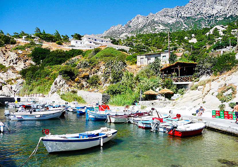 The fishing port in Magganitis.