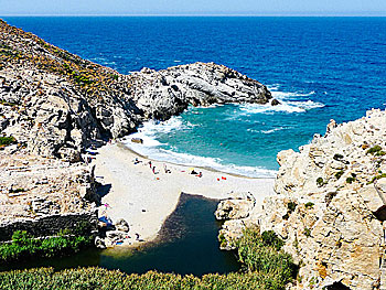 Nas beach on Ikaria.