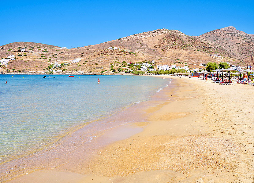 Don't miss Gialos beach when you visit Koumbara and Tzamaria beaches on the island of Ios.