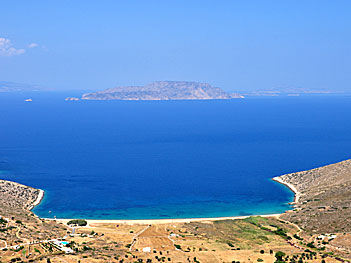 Agios Theodotis beach on Ios.