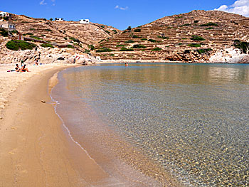 Kolitsani beach on Ios.