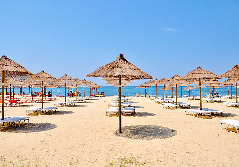 Mylopotas beach in Ios island. Greece.