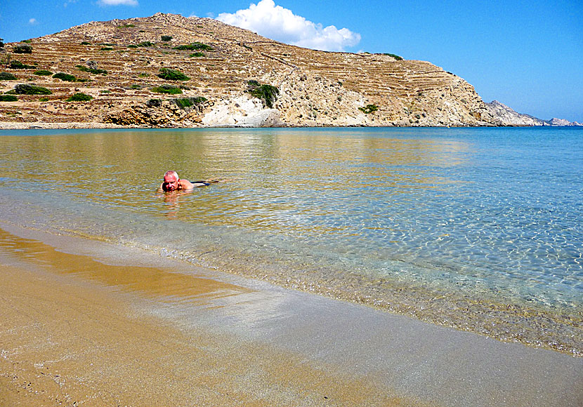 One of the best beaches on Ios in Greece is Kolitsani close to Chora.