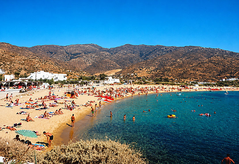 Mylopotas beach on Ios in the year of 1993. 