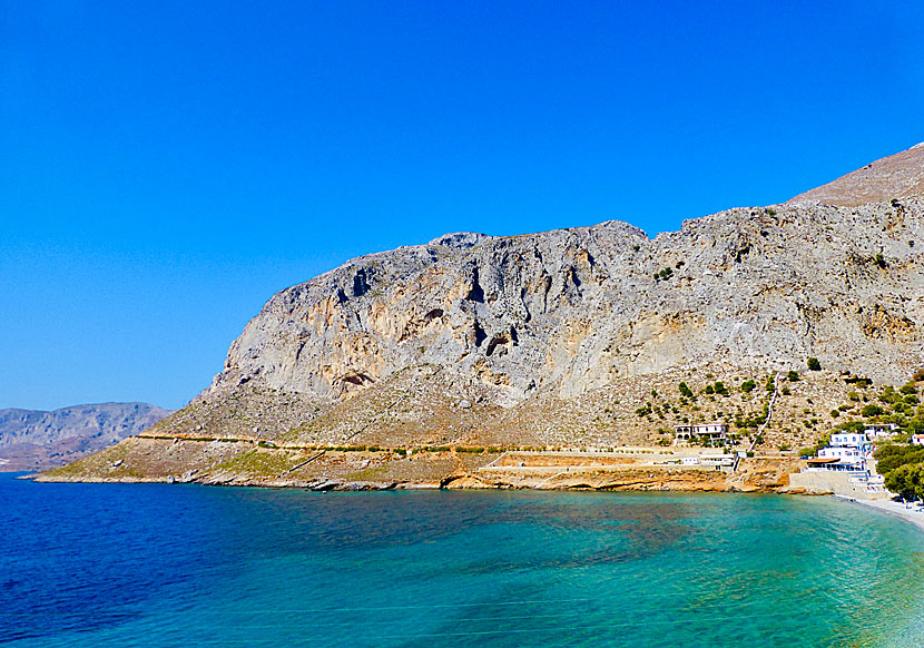 From Arginonta the road continues to Emporios, Kalamies beach and Palionisos.