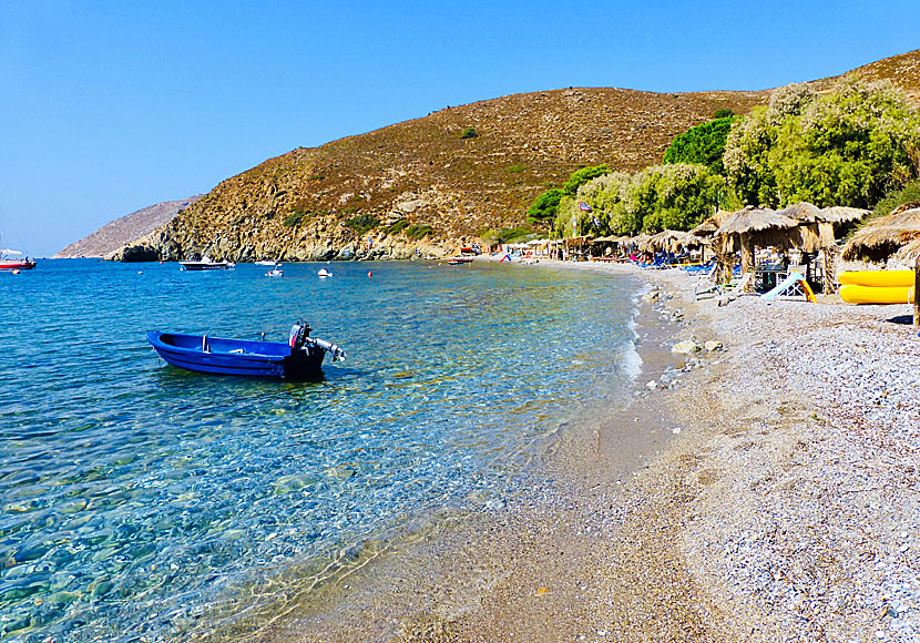 Kalamies Exotic Pirate beach on Kalymnos.