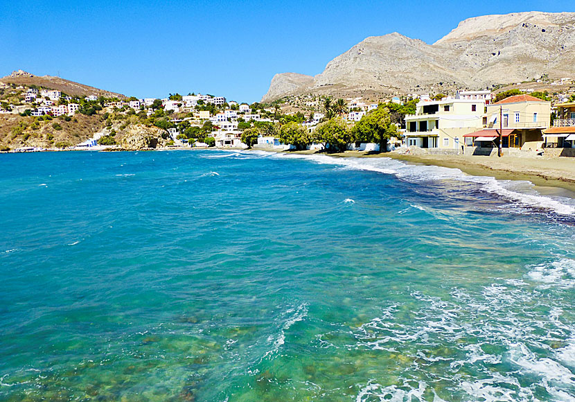 Kantouni beach on Kalymnos in Greece.