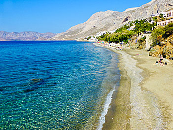 Massouri beach on Kalymnos.