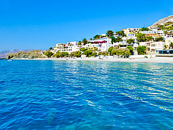 Myrties beach on Kalymnos.