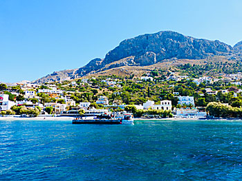 The village Massouri and Myrties on Kalymnos.