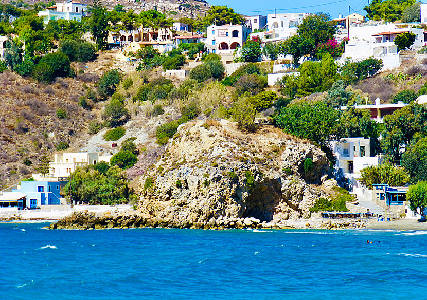 The best beaches on Kalymnos. Linaria beach.