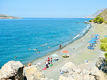 Platys Gialos beach on Kalymnos.