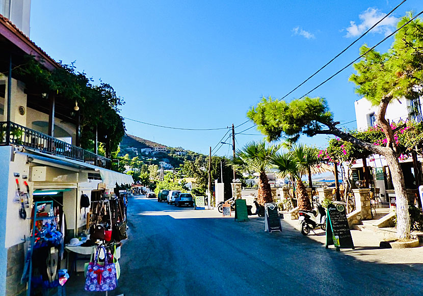 The road that runs between Myrties and Massouri on Kalymnos.