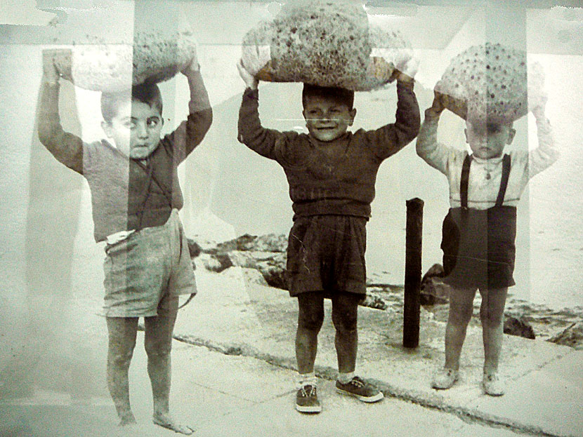 The divers from Kalymnos were at sea six months of the year diving for sponges.