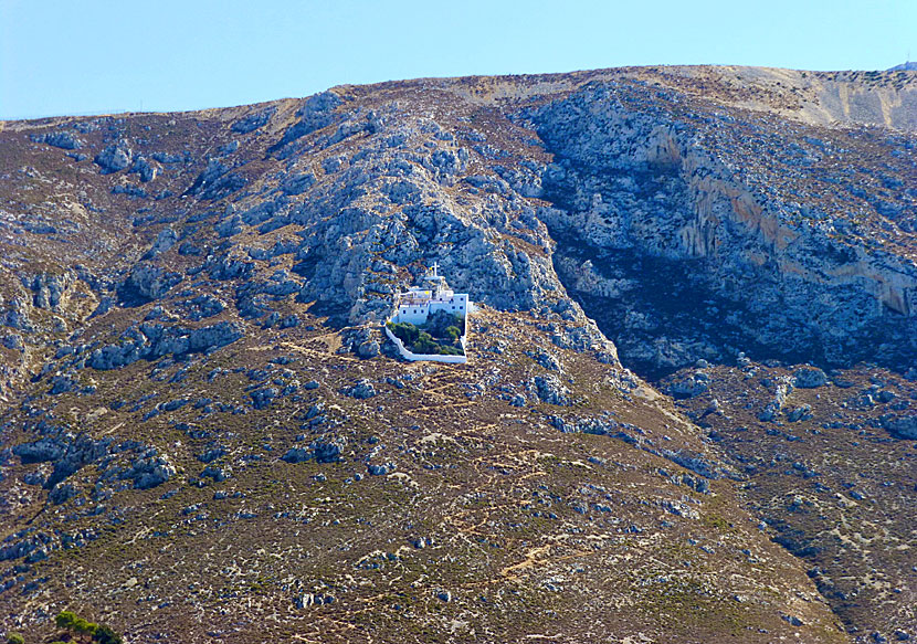 Monastery of the holy Cross above Kantouni on Kalymnos.