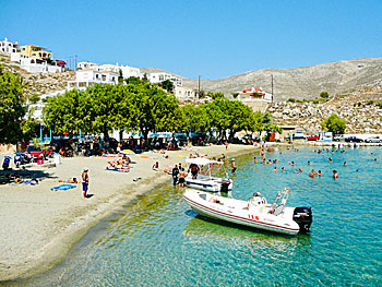 The village Vlychadia on Kalymnos.