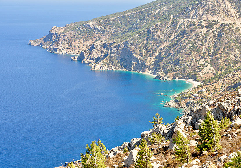 Apella beach on Karpathos is one of the best beaches in Greece.