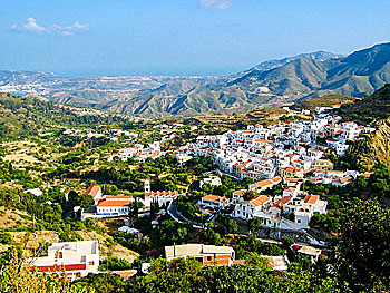 The village Aperi on Karpathos.