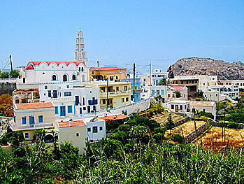 The village Arkasa on Karpathos.