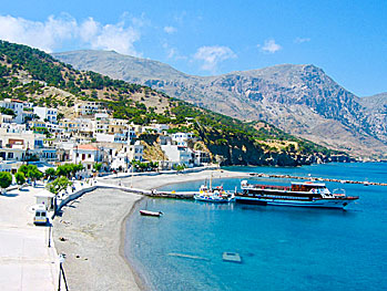 Diafani beach on Karpathos.