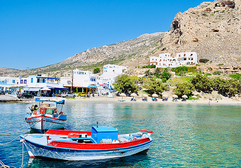 In Finiki's Port there are fishing boats that deliver fresh fish to the restaurants.
