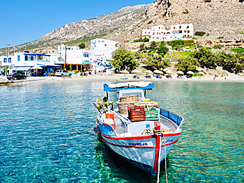 The village Finiki on Karpathos.