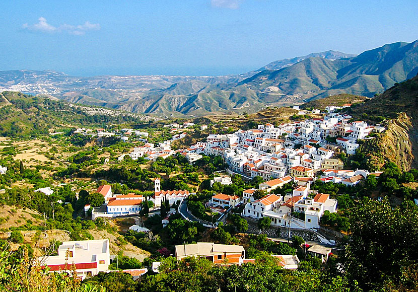 Don't miss the lovely village of Aperi when you travel to Kyra Panagia beach on Karpathos.