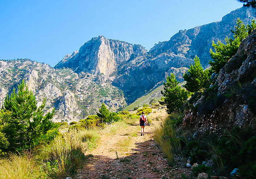 Hike on Karpathos in Greece.