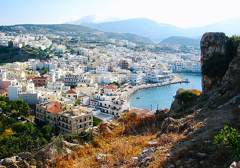 Do not miss the pleasant village of Pigadia when you are in Amoopi on Karpathos in Greece.