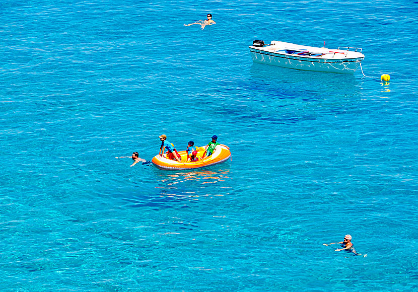 The child-friendly beach of Kyra Panagia on Karpathos.