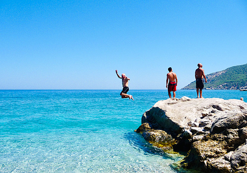 Snorkeling on Karpathos.