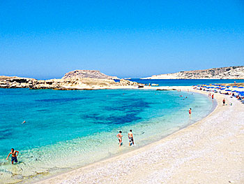 Lefkos beach on Karpathos.