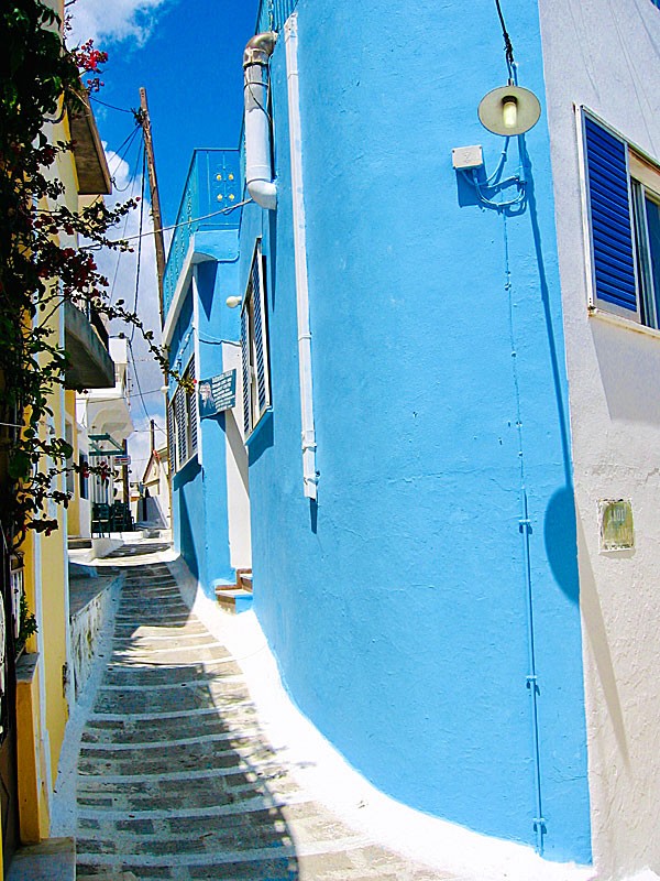 The village of Menetes on Karpathos in the Dodecanese.