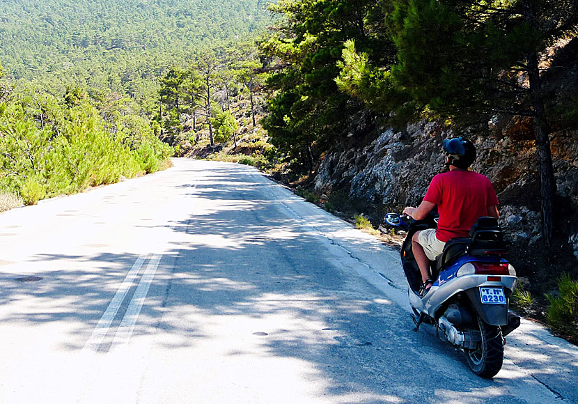 It is a great pleasure to discover beautiful Karpathos on your own by car or scooter.