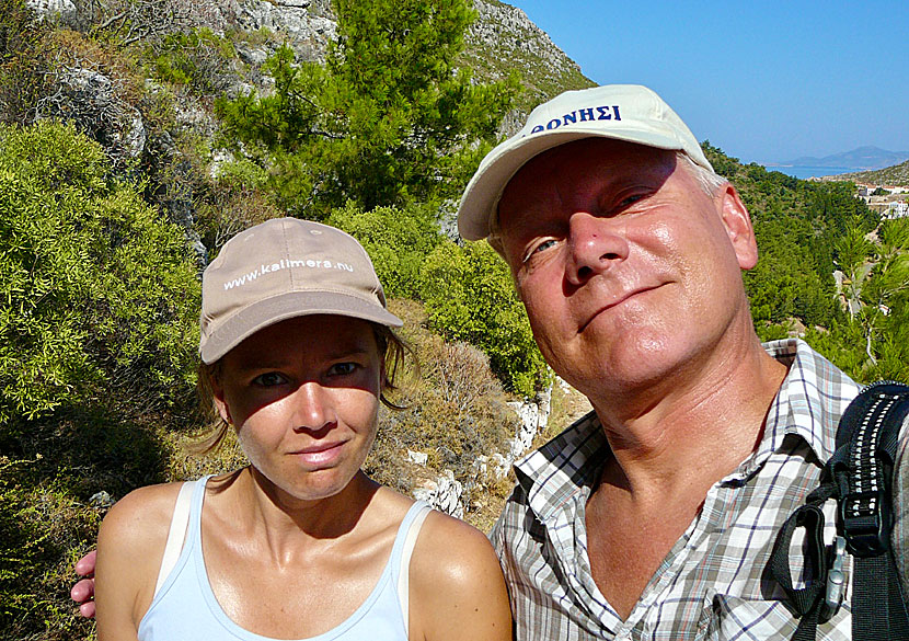 Happy hikers on Kastellorizo.
