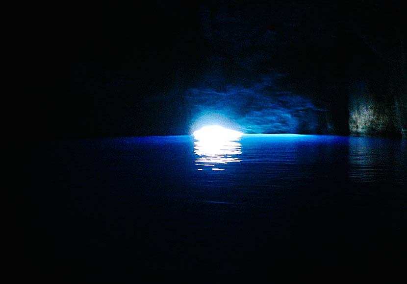 Blue Cave on Kastellorizo in the Dodecanese.