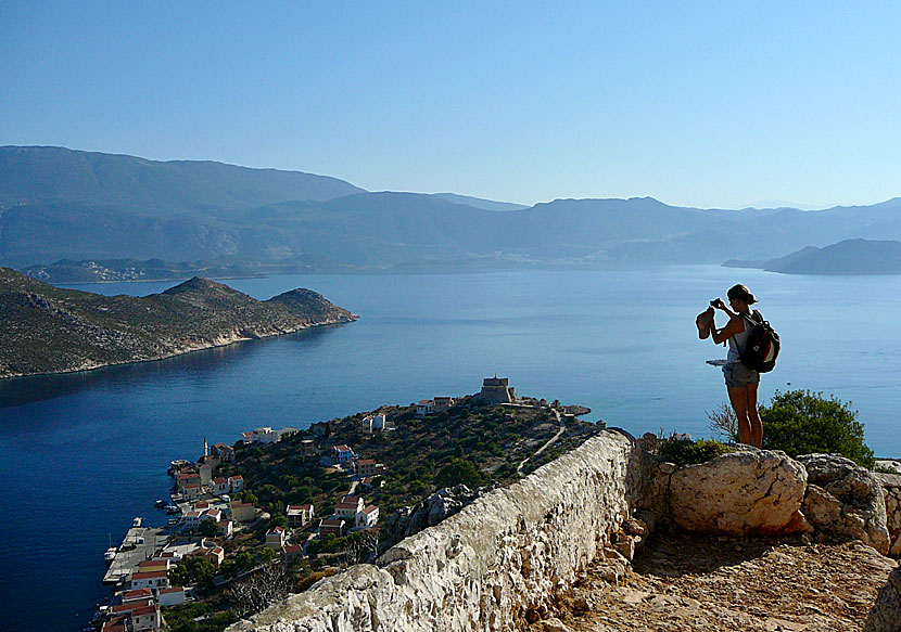 Hiking on Kastellorizo.