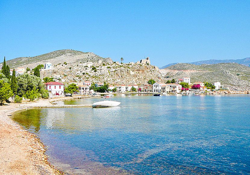 Mandraki beach on Kastellorizo. 