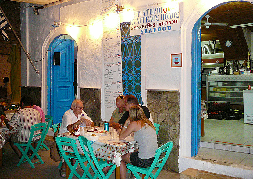 Cosy Restaurant Sydney in the evening.