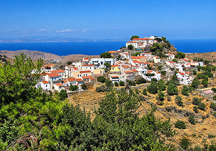 The old castle Kastro in Chora on Kea.